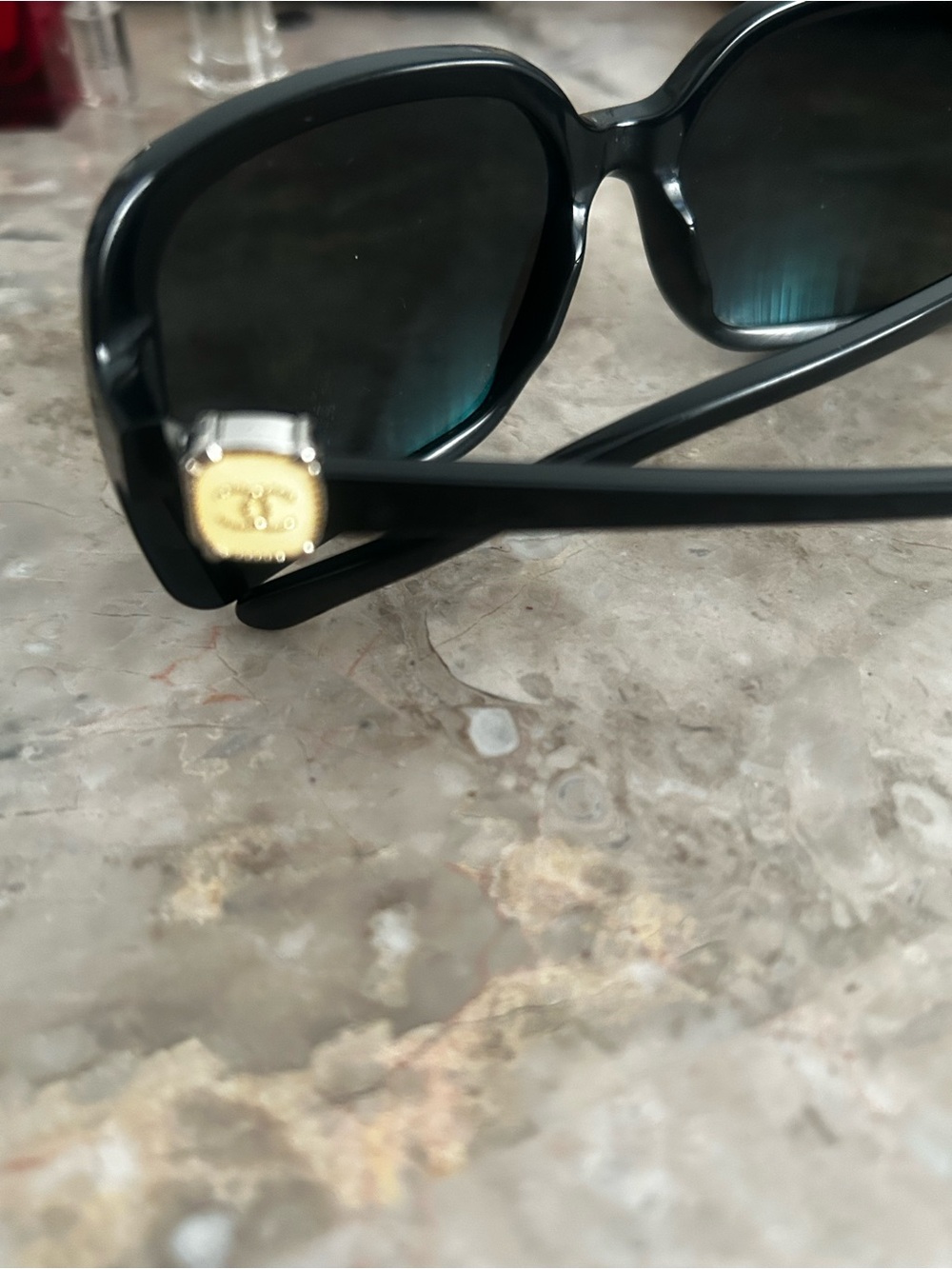Vintage Chanel-Classic Black Women's Sunglasses - Picture 6 of 8